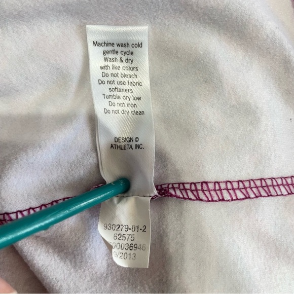 Athleta Sierra Thermal Floral Haze Half Zip Pullover Top #930279  Size Small - Picture 10 of 13